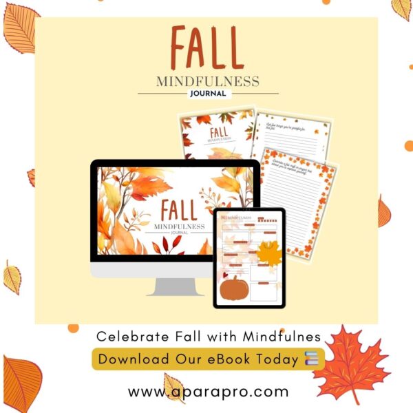 fall mindfulness journal - aparapro product