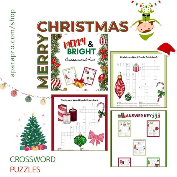 holiday crossword puzzles by shop a para pro